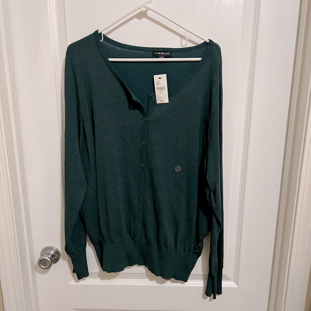 NWT Lane Bryant crew neck cardigan size 18/20